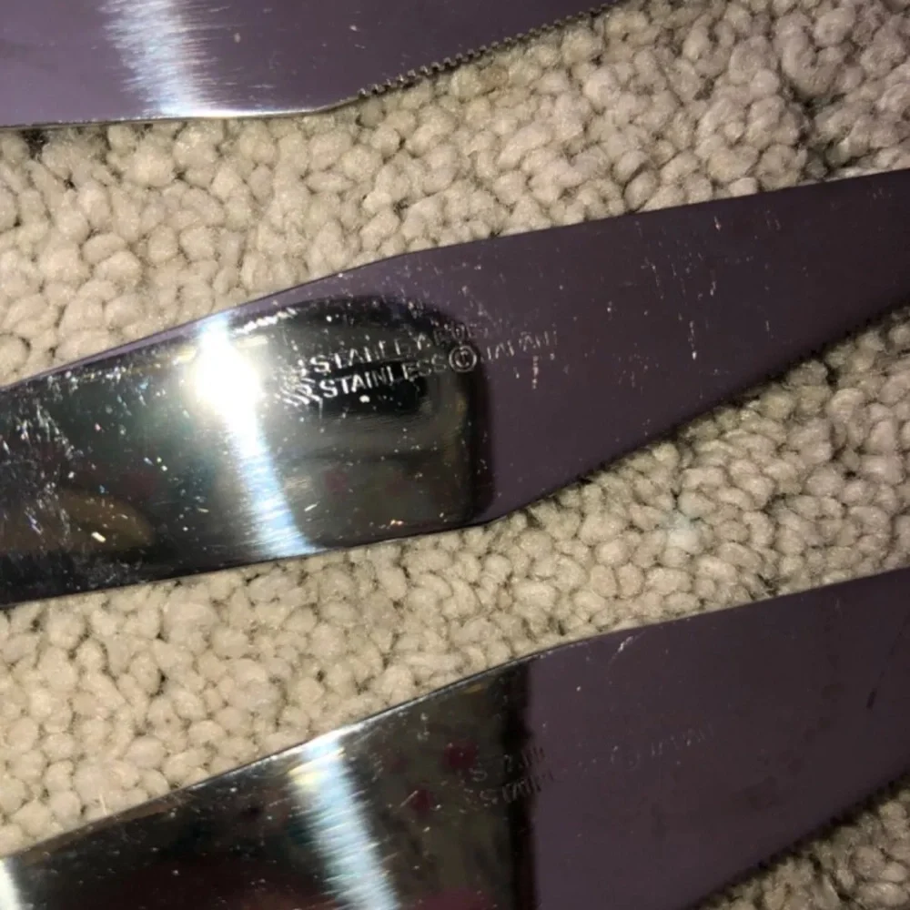 STANLEY ROBERTS Japan Stainless‎  Butter Knives Set (4)